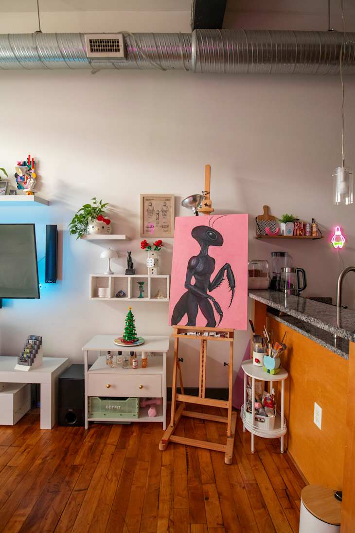 Image showcasing See Inside an Artist’s 450-Square-Foot Richmond Studio | Apartment Therapy